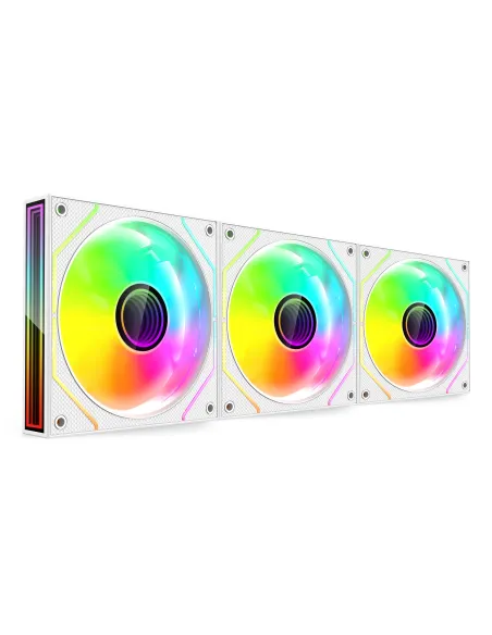 Mars Gaming MF3DPROKITW sistema de refrigeración para ordenador Carcasa del ordenador Ventilador 12 cm Blanco