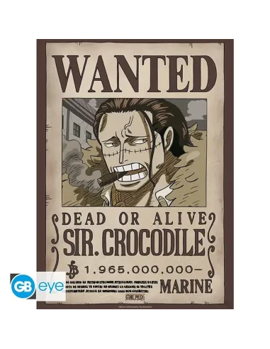 Poster gb eye one piece wanted crocodile wano