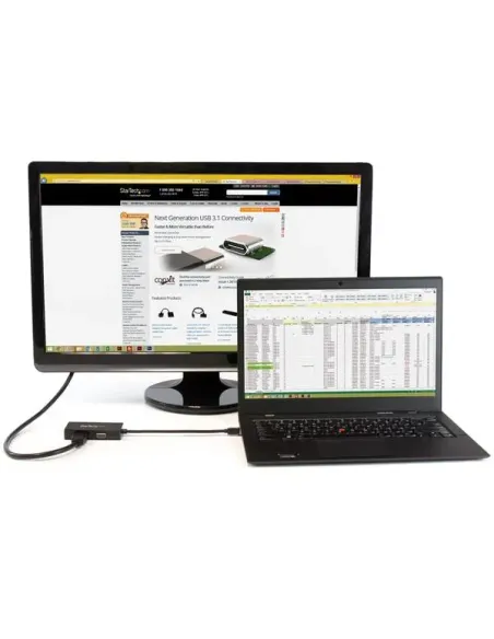 StarTech.com Adaptador Conversor de Mini DisplayPort a VGA DVI o HDMI - Convertidor A V 3 en 1 para viajes