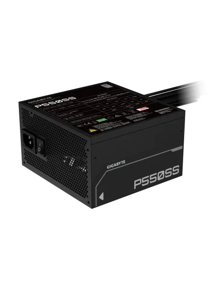 GIGABYTE P550SS unidad de fuente de alimentación 550 W 20+4 pin ATX ATX Negro