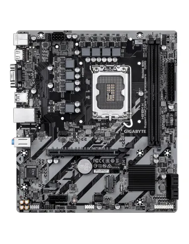 GIGABYTE H810M H Placa base - Procesadores Intel Core Ultra (Serie 2), VRM de 4+1+2 fases, hasta 6400 MHz DDR5, 1xPCIe 4.0 M.2,