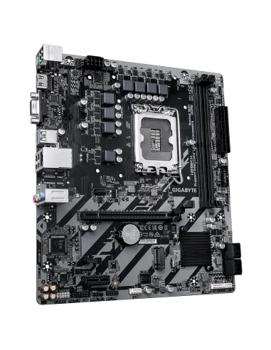 GIGABYTE H810M H Placa base - Procesadores Intel Core Ultra (Serie 2), VRM de 4+1+2 fases, hasta 6400 MHz DDR5, 1xPCIe 4.0 M.2,
