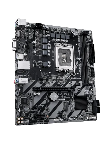GIGABYTE H810M H Placa base - Procesadores Intel Core Ultra (Serie 2), VRM de 4+1+2 fases, hasta 6400 MHz DDR5, 1xPCIe 4.0 M.2,