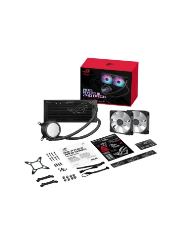 ASUS ROG Ryuo III 240 ARGB Procesador Kit de refrigeración líquida 12 cm Negro