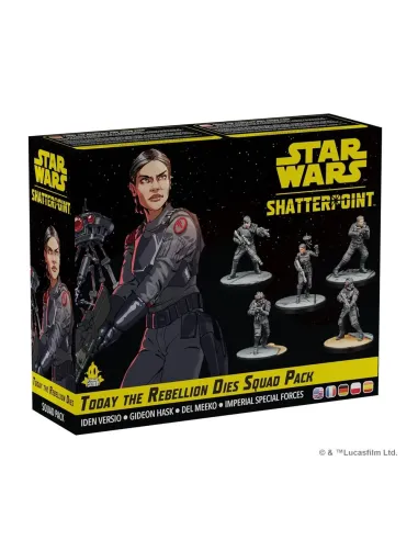 Juedo de mesa star wars shatterpoint today the rebellion dies squad pack edad recomendada 14 años