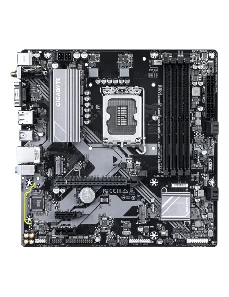 GIGABYTE B760M D3HP WIFI6 Placa base - Compatible con procesadores Intel Core 14ª generación, VRM digital de 4+1+1 fases, hasta