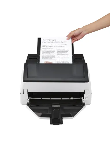 Ricoh fi-7600 Alimentador automático de documentos (ADF) + escáner de alimentación manual 600 x 600 DPI A3 Negro, Blanco