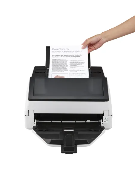 Ricoh fi-7600 Alimentador automático de documentos (ADF) + escáner de alimentación manual 600 x 600 DPI A3 Negro, Blanco