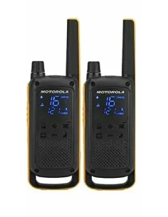 Motorola Talkabout T82 Extreme Twin Pack two-way radios 16 canales Negro, Naranja
