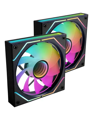 Mars Gaming MF3DPROX2R sistema de refrigeración para ordenador Carcasa del ordenador Ventilador 12 cm Negro