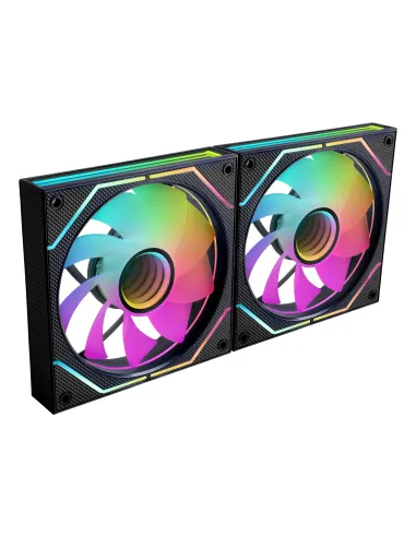 Mars Gaming MF3DPROX2R sistema de refrigeración para ordenador Carcasa del ordenador Ventilador 12 cm Negro