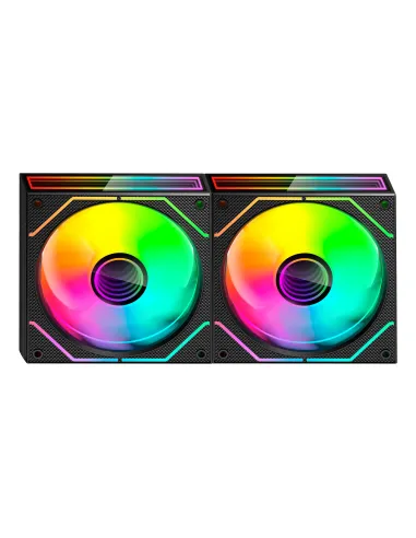 Mars Gaming MF3DPROX2R sistema de refrigeración para ordenador Carcasa del ordenador Ventilador 12 cm Negro