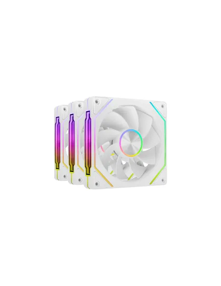 Mars Gaming MF-LINKFINITYKIT2RW Carcasa del ordenador Ventilador 12 cm Blanco 3 pieza(s)