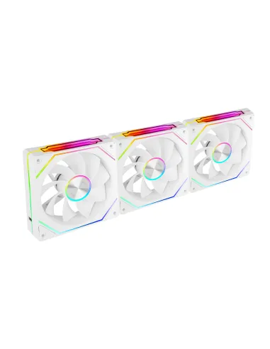 Mars Gaming MF-LINKFINITYKIT2RW Carcasa del ordenador Ventilador 12 cm Blanco 3 pieza(s)