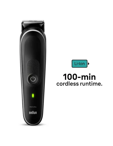 Braun MGK5440 cortadora de pelo y maquinilla Negro 18 Ión de litio