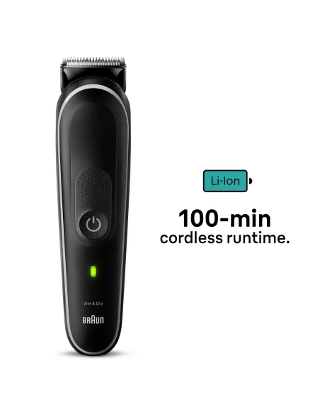 Braun MGK5440 cortadora de pelo y maquinilla Negro 18 Ión de litio