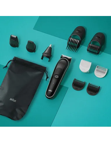Braun MGK5440 cortadora de pelo y maquinilla Negro 18 Ión de litio