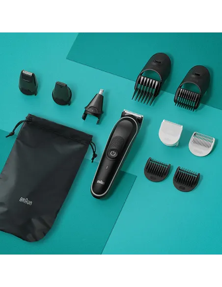 Braun MGK5440 cortadora de pelo y maquinilla Negro 18 Ión de litio