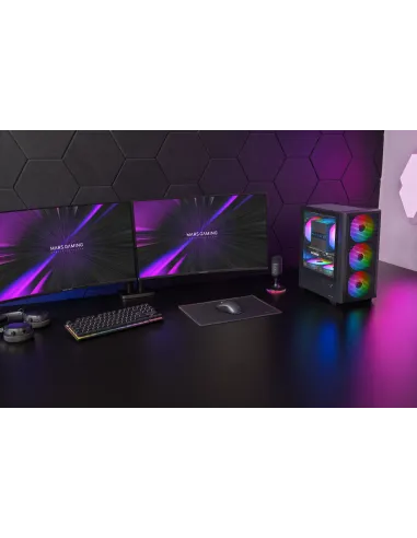 Mars Gaming MCVECTOR carcasa de ordenador Mini Tower Negro