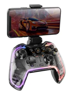 Mars Gaming MGP-BT2 Negro, Transparente Bluetooth USB Gamepad Analógico Digital Android, Nintendo Switch, Nintendo Switch 2, 2