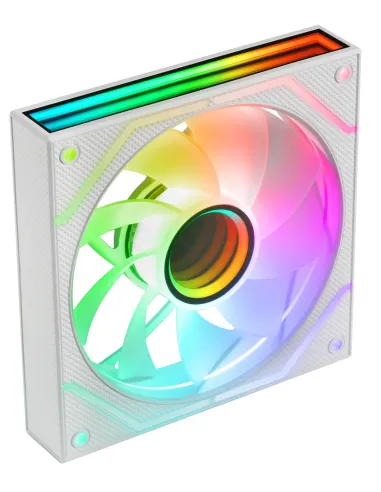 Mars Gaming MF3DPROX2RW sistema de refrigeración para ordenador Carcasa del ordenador Ventilador 12 cm Blanco