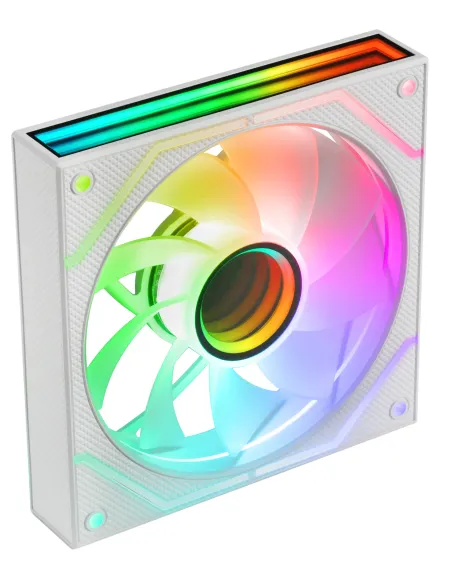 Mars Gaming MF3DPROX2RW sistema de refrigeración para ordenador Carcasa del ordenador Ventilador 12 cm Blanco
