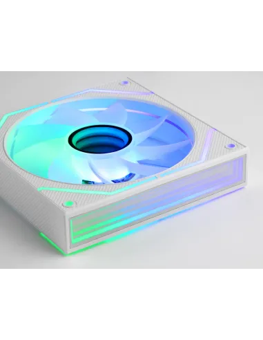 Mars Gaming MF3DPROX2RW sistema de refrigeración para ordenador Carcasa del ordenador Ventilador 12 cm Blanco