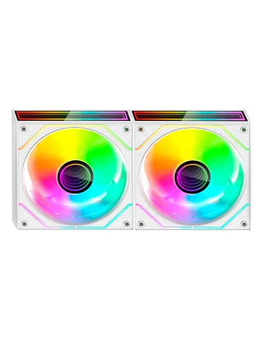 Mars Gaming MF3DPROX2RW sistema de refrigeración para ordenador Carcasa del ordenador Ventilador 12 cm Blanco