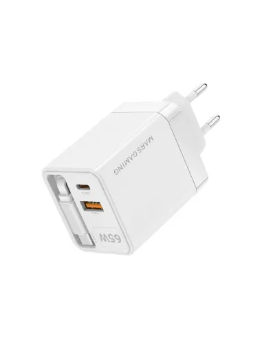 Mars Gaming MDGAN65RW cargador de dispositivo móvil Blanco