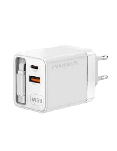 Mars Gaming MDGAN65RW cargador de dispositivo móvil Blanco