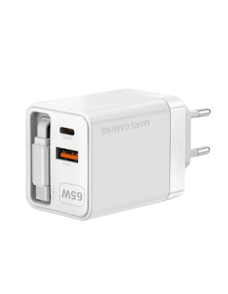 Mars Gaming MDGAN65RW cargador de dispositivo móvil Blanco