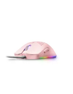 Mars Gaming MMAX, Ratón Ultraligero 69g, Óptico 12400DPI, Chroma RGB, Soft, Rosa 2