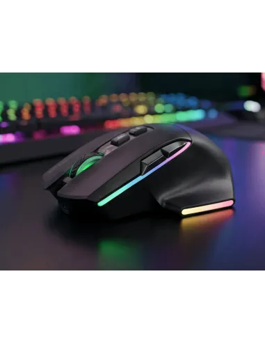 Mars Gaming MMWVECTOR ratón Juego mano derecha RF Wireless + Bluetooth + USB Type-A Óptico 12000 DPI