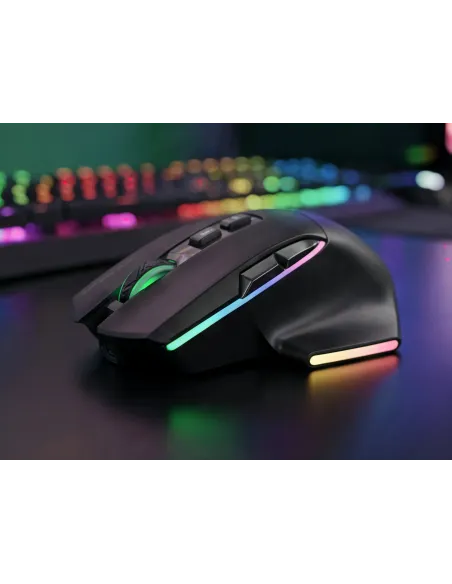 Mars Gaming MMWVECTOR ratón Juego mano derecha RF Wireless + Bluetooth + USB Type-A Óptico 12000 DPI