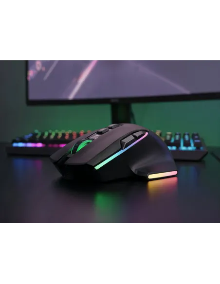 Mars Gaming MMWVECTOR ratón Juego mano derecha RF Wireless + Bluetooth + USB Type-A Óptico 12000 DPI