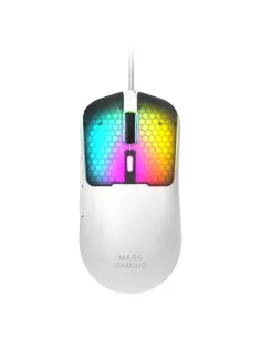 Mars Gaming MMVIPERW ratón Juego mano derecha USB Type-A + USB Type-C Óptico 12800 DPI