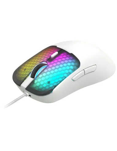 Mars Gaming MMVIPERW ratón Juego mano derecha USB Type-A + USB Type-C Óptico 12800 DPI