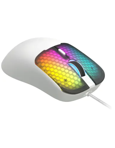 Mars Gaming MMVIPERW ratón Juego mano derecha USB Type-A + USB Type-C Óptico 12800 DPI