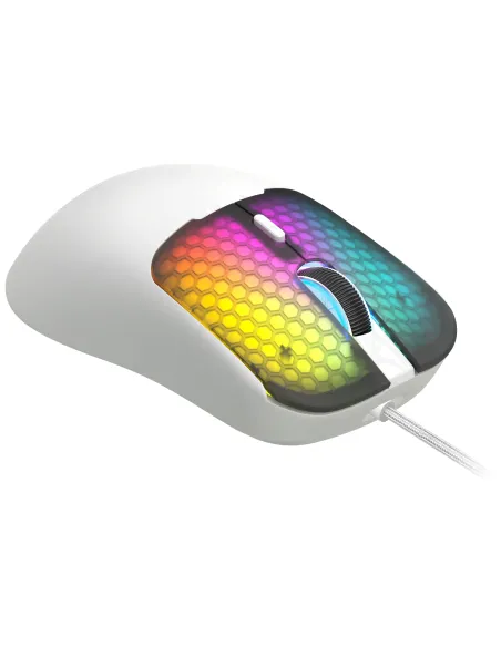 Mars Gaming MMVIPERW ratón Juego mano derecha USB Type-A + USB Type-C Óptico 12800 DPI