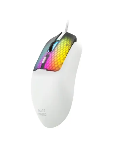 Mars Gaming MMVIPERW ratón Juego mano derecha USB Type-A + USB Type-C Óptico 12800 DPI
