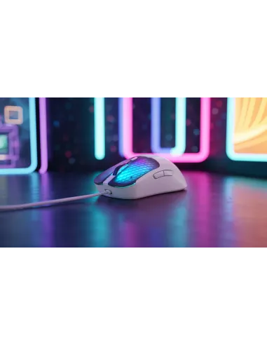 Mars Gaming MMVIPERW ratón Juego mano derecha USB Type-A + USB Type-C Óptico 12800 DPI