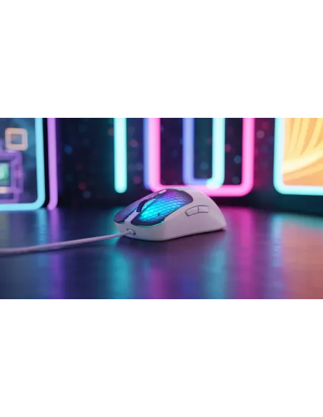 Mars Gaming MMVIPERW ratón Juego mano derecha USB Type-A + USB Type-C Óptico 12800 DPI