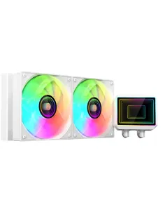 Mars Gaming ML-TWO240W Procesador Sistema de refrigeración líquida todo en uno 12 cm Blanco 1 pieza(s)
