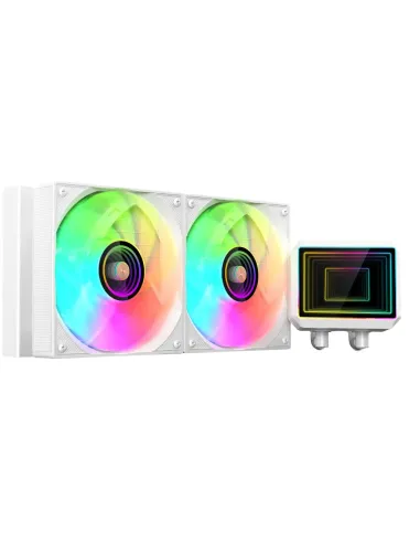 Mars Gaming ML-TWO240W Procesador Sistema de refrigeración líquida todo en uno 12 cm Blanco 1 pieza(s)