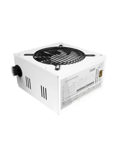 Mars Gaming MPB750, Fuente Alimentación PC 750W ATX, 6 Años Garantía, 80Plus Bronze 230V EU, 90% Eficiencia, Ventilador FDB