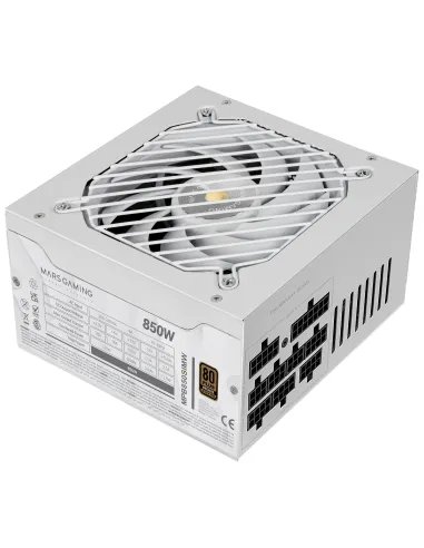 Mars Gaming MPB850SIMW unidad de fuente de alimentación 850 W 24-pin ATX ATX Blanco