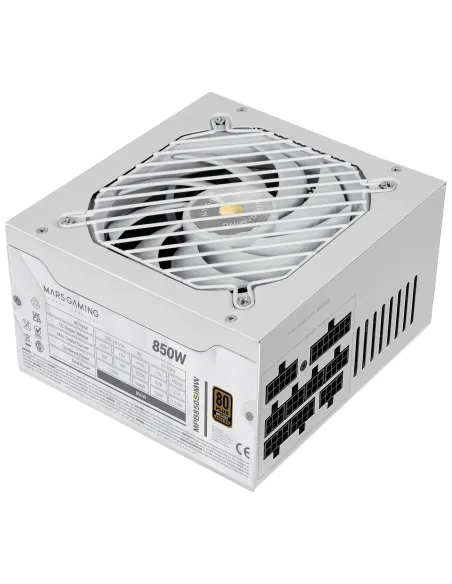 Mars Gaming MPB850SIMW unidad de fuente de alimentación 850 W 24-pin ATX ATX Blanco