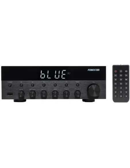 Amplificador estereo hifi fonestar as - 1515 - bluetooth - radio fm - 15 + 15 w rms usb -  mp3