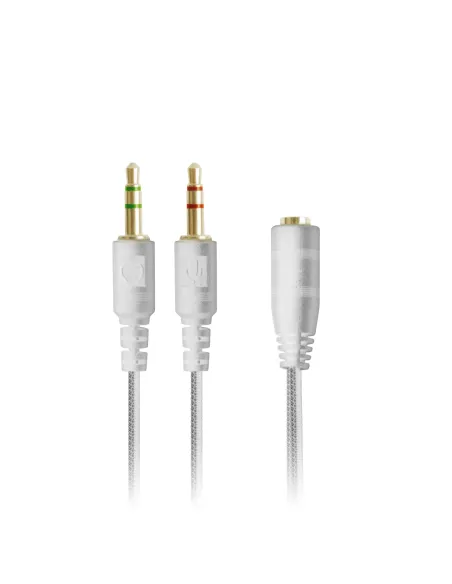 Mars Gaming MIHXW Blanco, Auriculares In-Ear, Micrófono, PS4 PS5 XBOX SWITCH PC