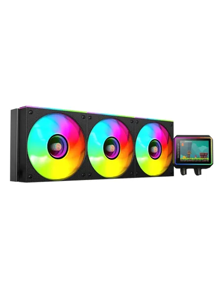 Mars Gaming ML-VISIONII360 Procesador Sistema de refrigeración líquida todo en uno 12 cm Negro 1 pieza(s)